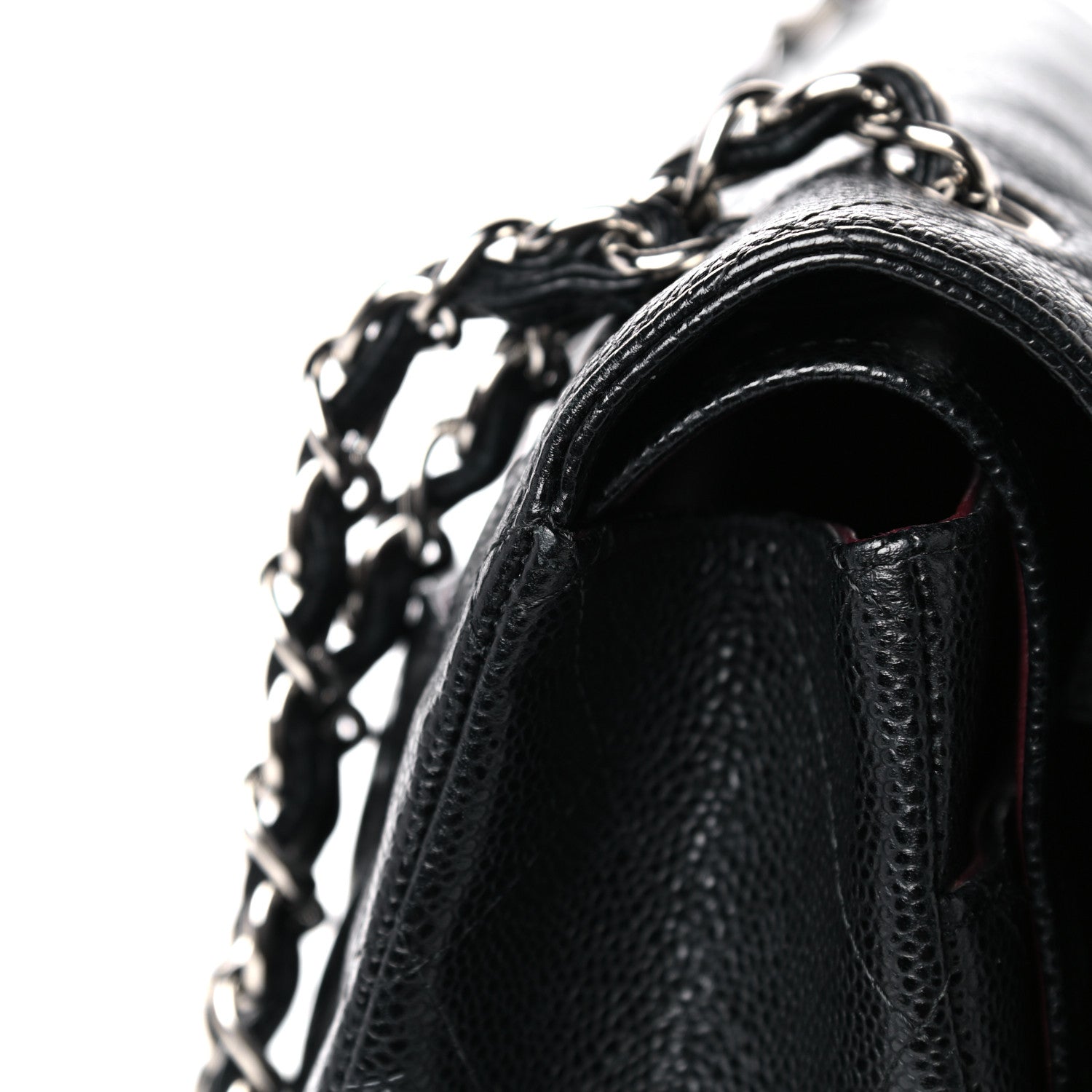 Chanel Caviar Quilted Maxi Double Flap Black 18 of 21