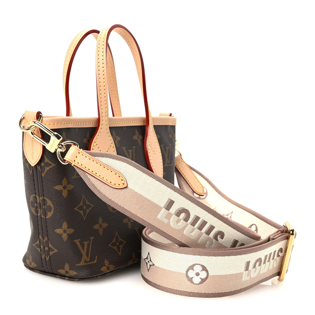 Monogram Neverfull BB Beige