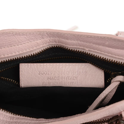 Balenciaga Agneau Classic Hardware Mini City Rose Poudre Rose Petunia 7 of 8