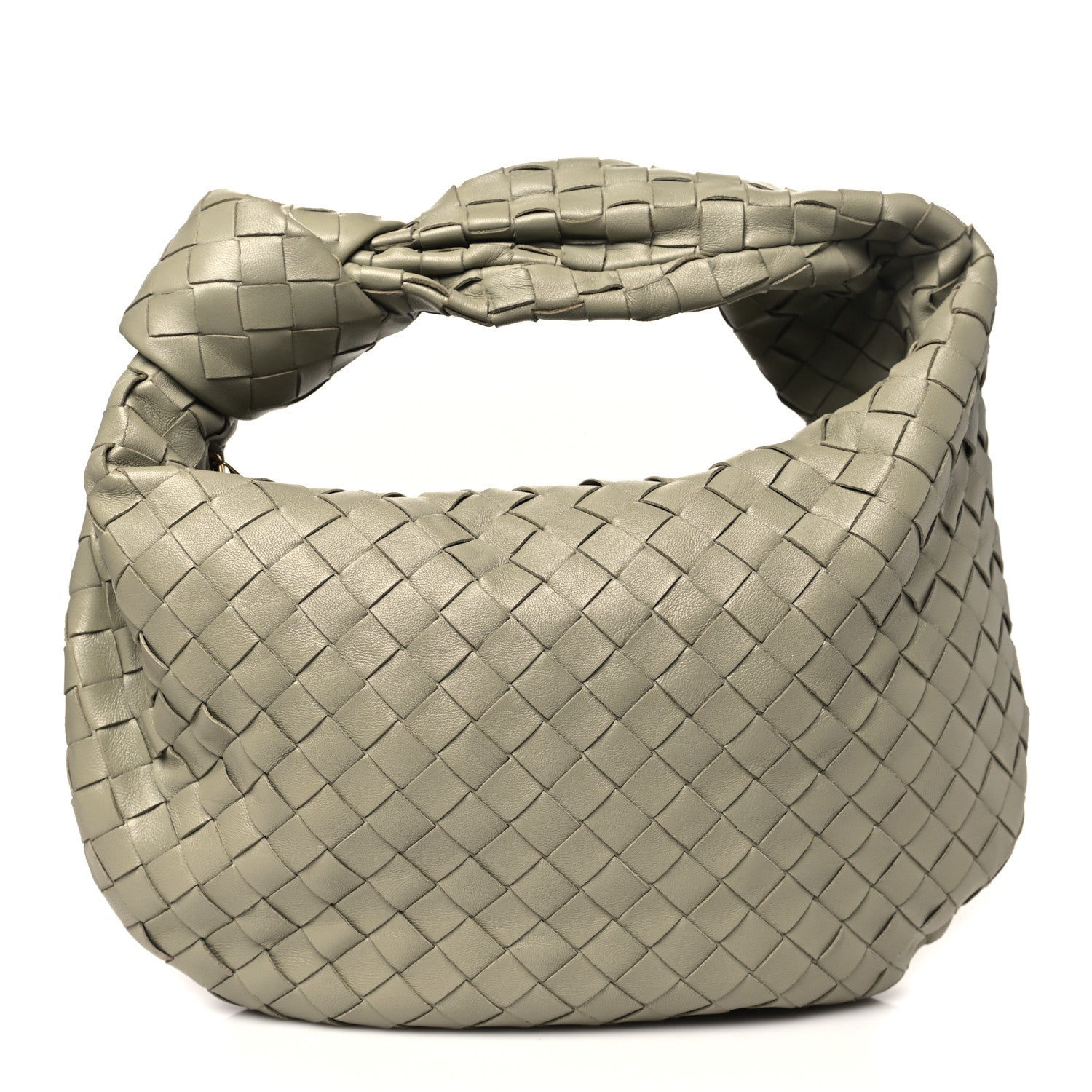 Bottega Veneta Nappa Intrecciato Teen Jodie Hobo Travertine 1 of 10