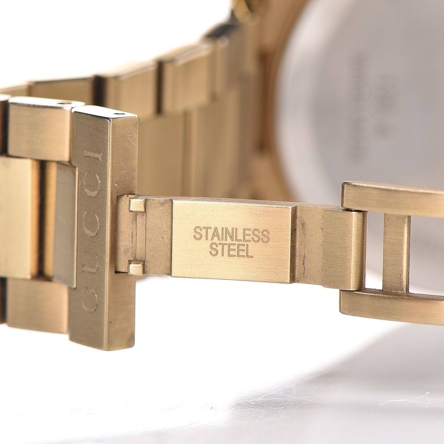 Stainless Steel 38mm G-Timeless Diamante Quartz Watch Gold