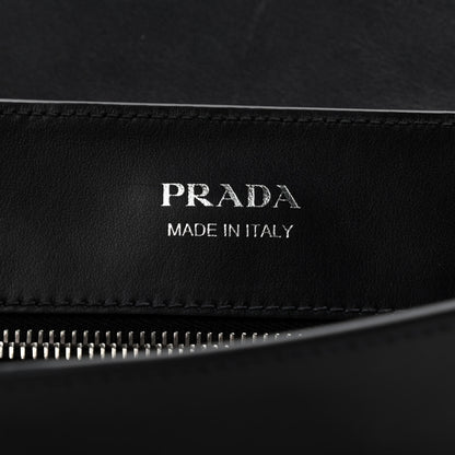 Prada City Calf Ribbon Shoulder Bag Black 6 of 13