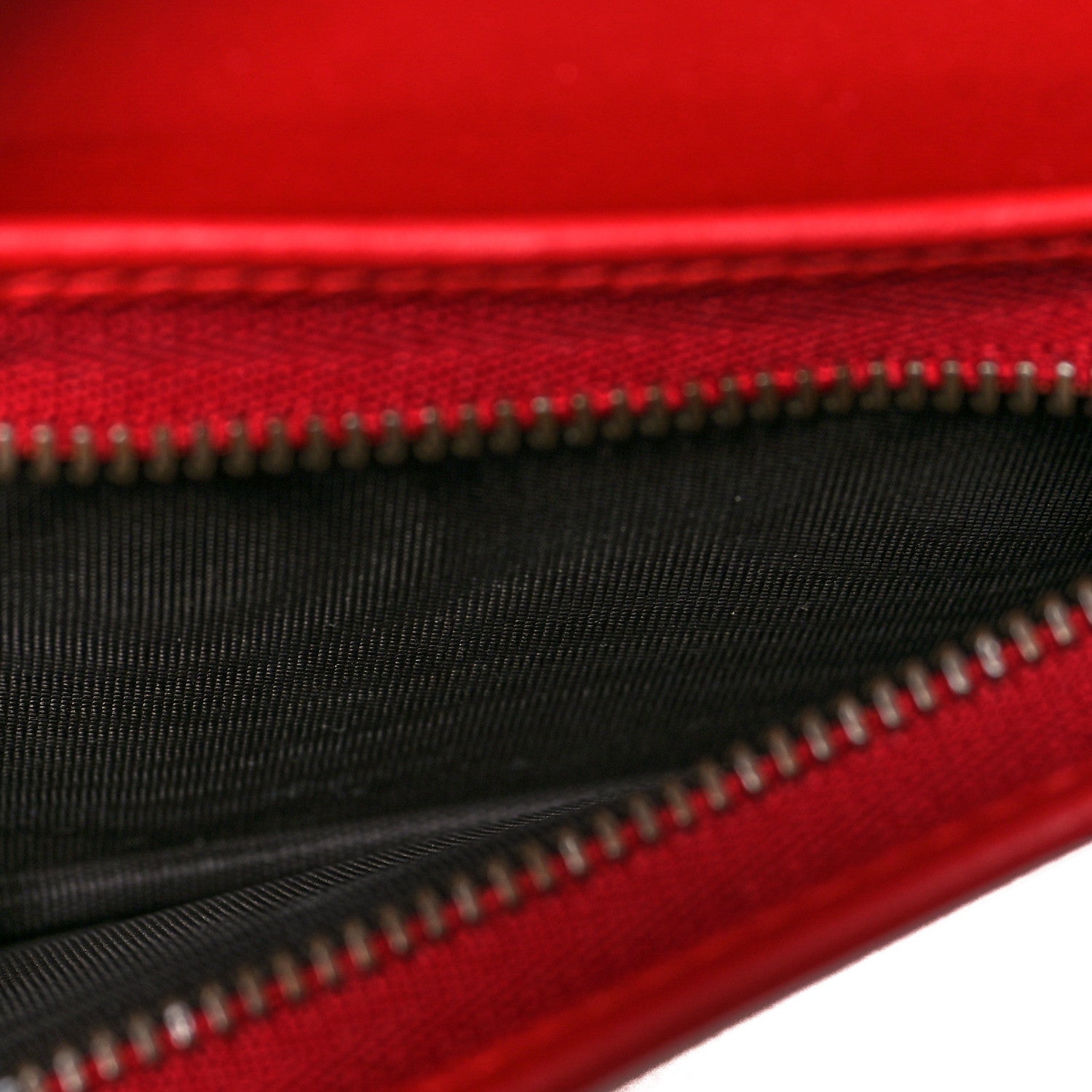 Gucci GG Supreme Monogram Cherry Embellished Card Case Wallet Hibiscus Red 6 of 8