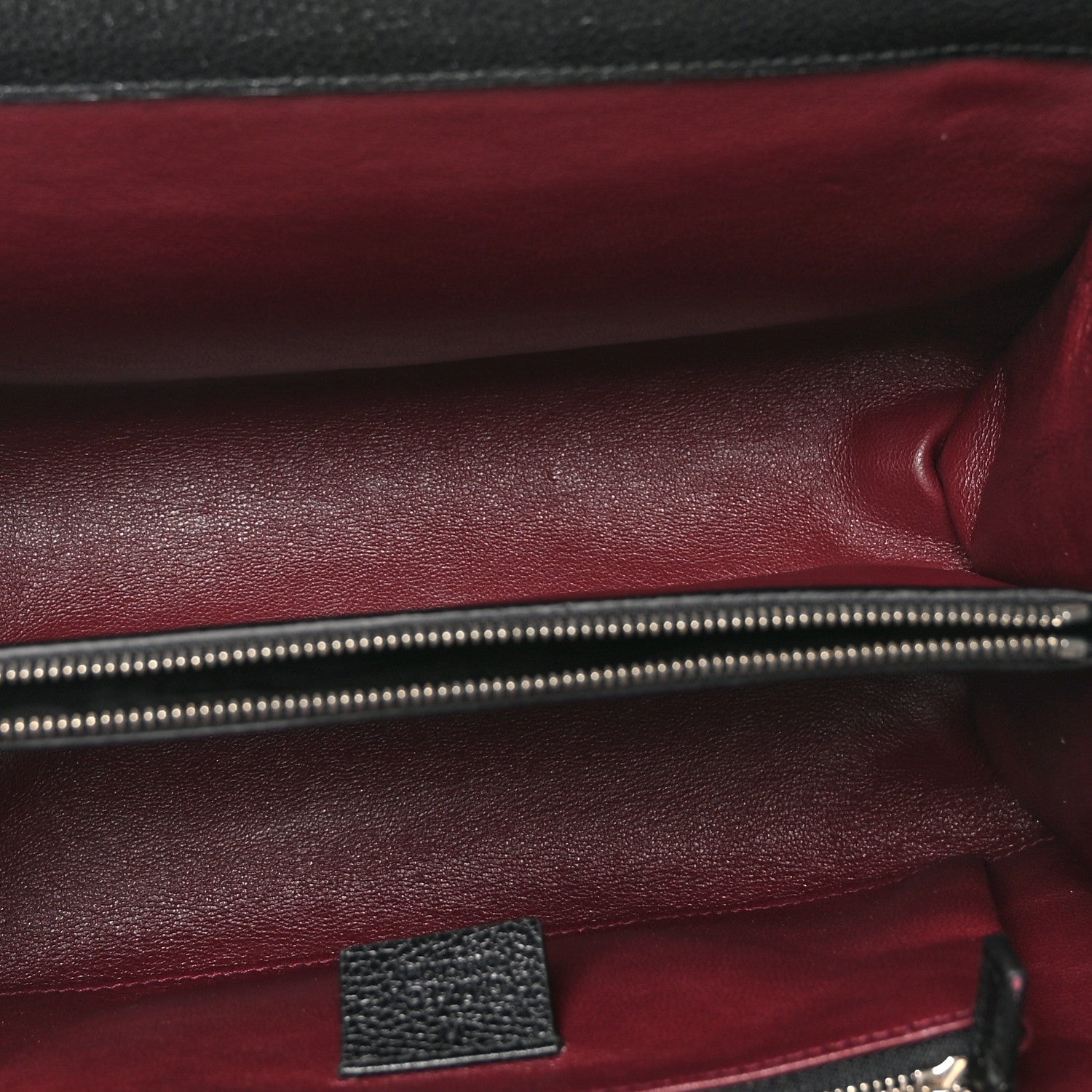 Gucci Grainy Calfskin Small Zumi Top Handle Bag Black 5 of 10