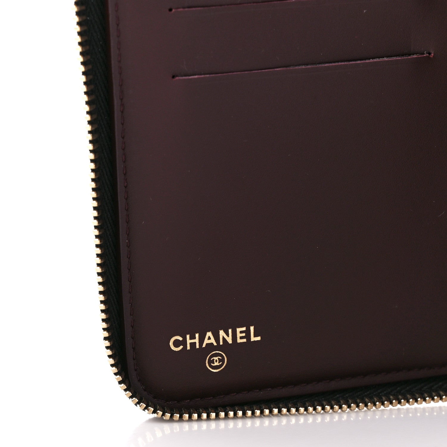 Chanel Caviar Quilted Large Zip Around Organizer Wallet Black 7 of 16