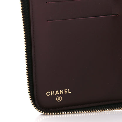 Chanel Caviar Quilted Large Zip Around Organizer Wallet Black 7 of 16