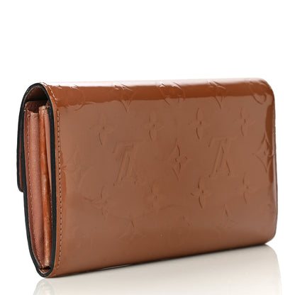 Louis Vuitton Vernis Sarah Wallet Rose Velours 3 of 28