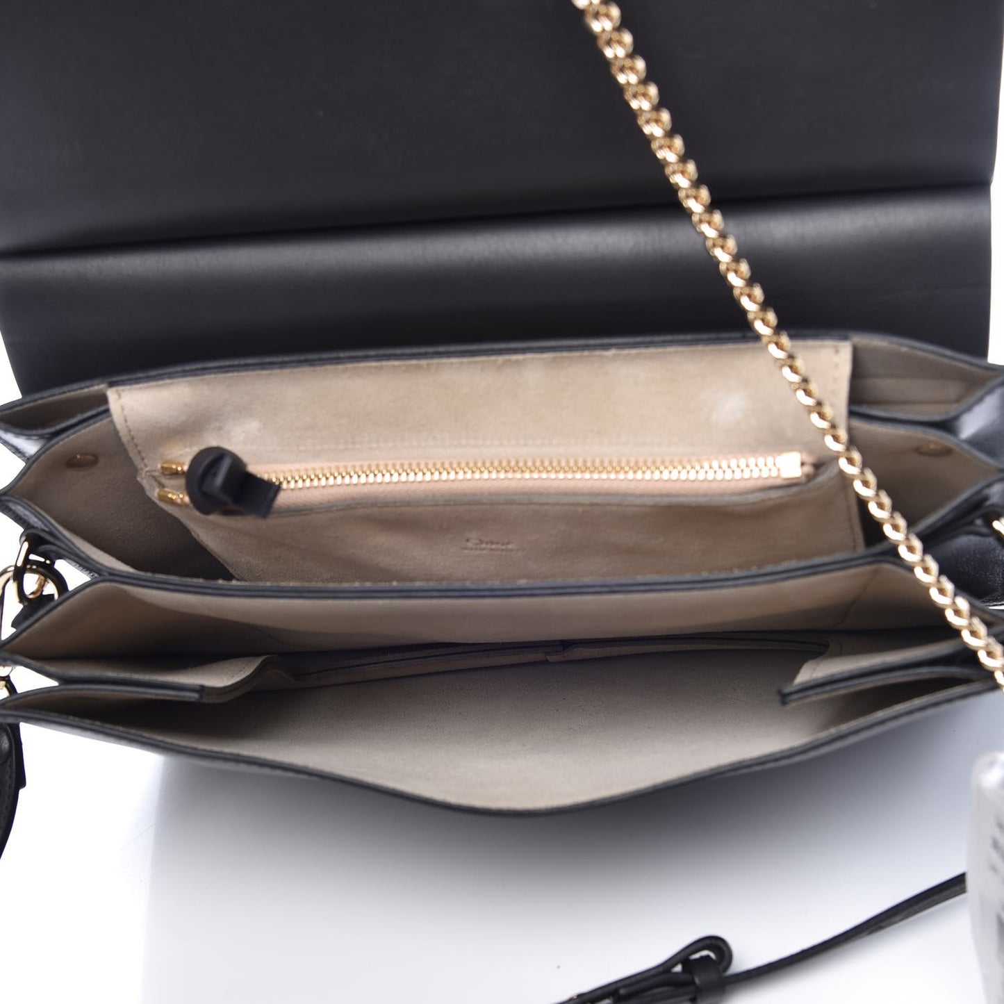 Calfskin Suede Medium Faye Shoulder Bag Carbon Grey