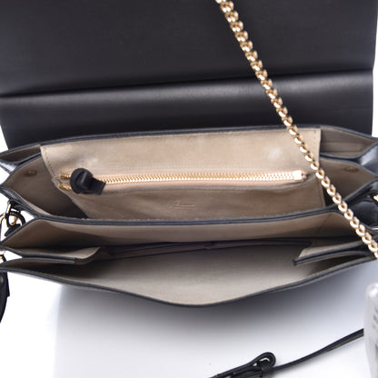 Chloe Calfskin Suede Medium Faye Shoulder Bag Carbon Grey 5 of 12