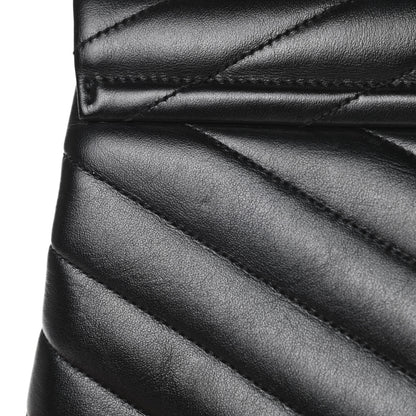 Saint Laurent Calfskin Y Quilted Monogram Medium Loulou Chain Satchel Black 15 of 15