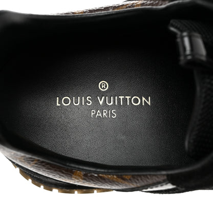 Louis Vuitton Suede Monogram Run Away Sneakers 36.5 Black 6 of 9