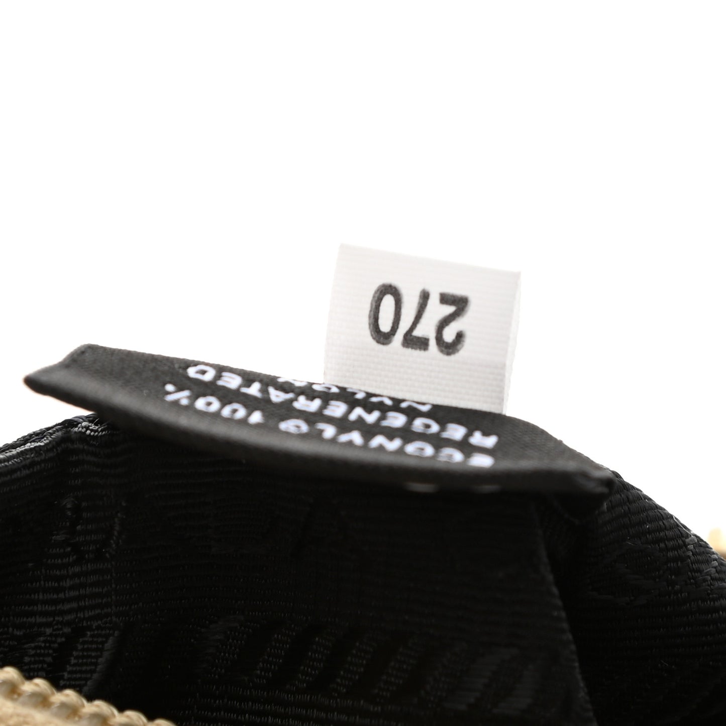 Paillettes Sequin Mini Re-Edition 2000 Bag Platino Black