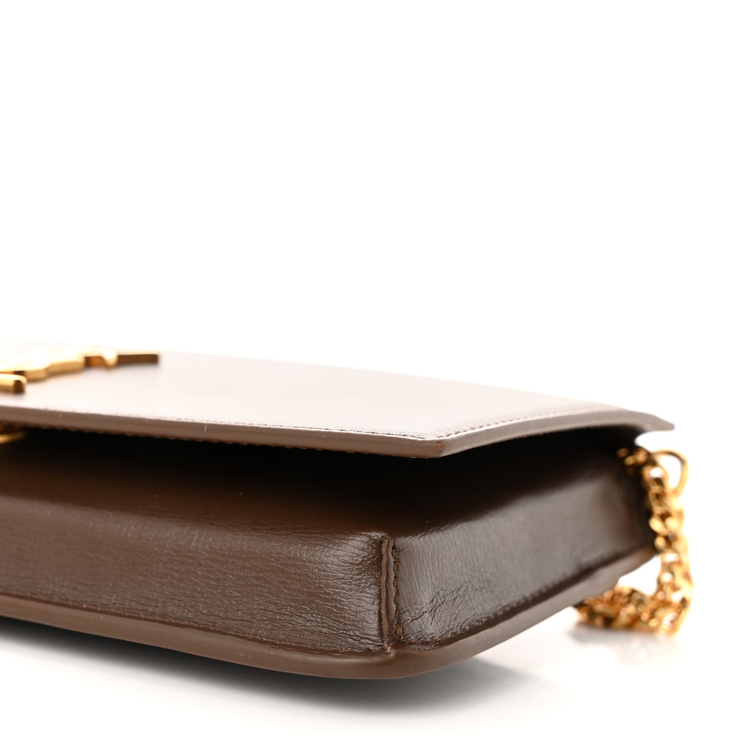 Smooth Calfskin Monogram Phone Holder Crossbody Green Hunting
