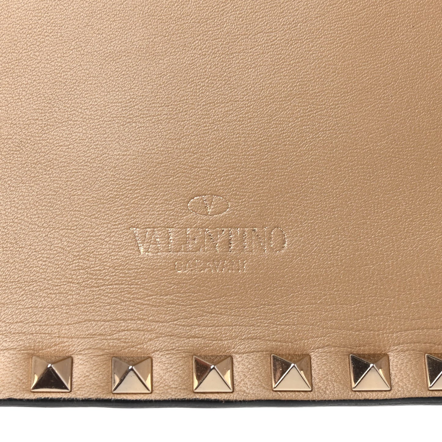 Nappa Rockstud Wristlet Clutch Alpaca
