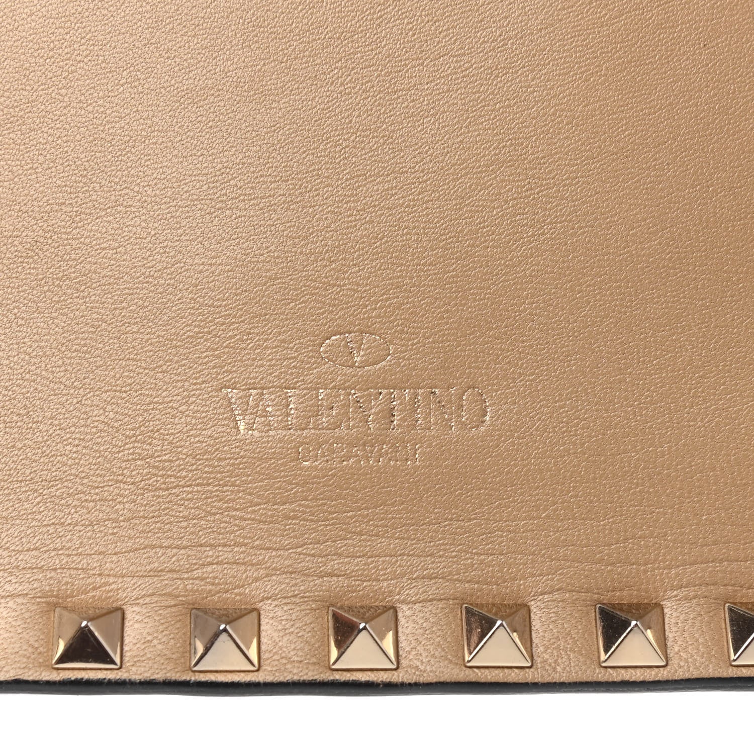 Valentino Garavani Nappa Rockstud Wristlet Clutch Alpaca 7 of 11