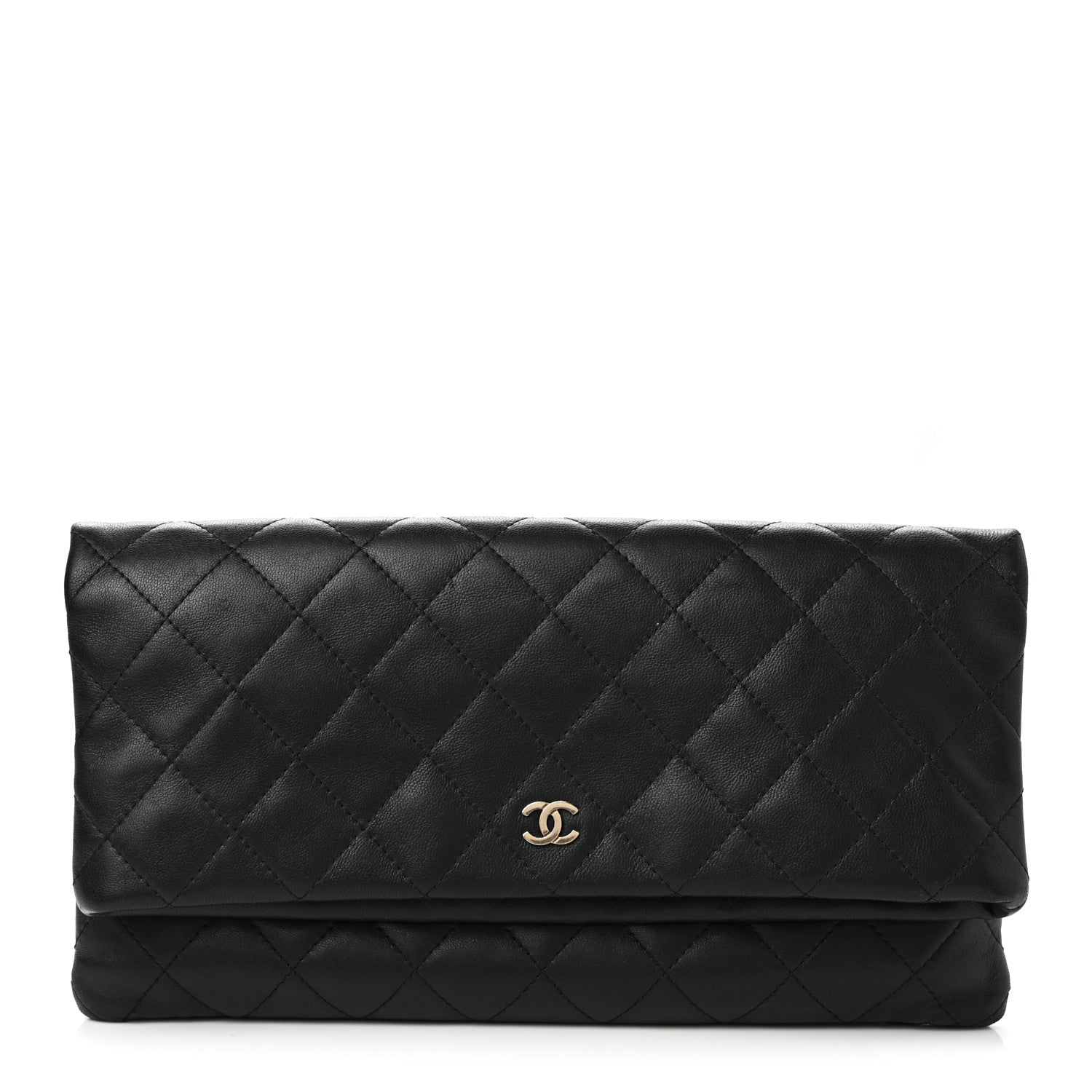 Chanel Lambskin Quilted CC Beauty Clutch Black 1 of 11