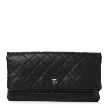 Chanel Lambskin Quilted CC Beauty Clutch Black 1 of 11