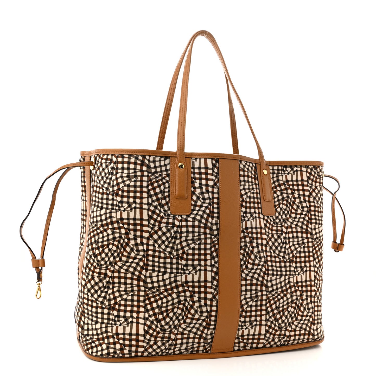 Visetos Large Liz Reversible Shopper Tote Cognac