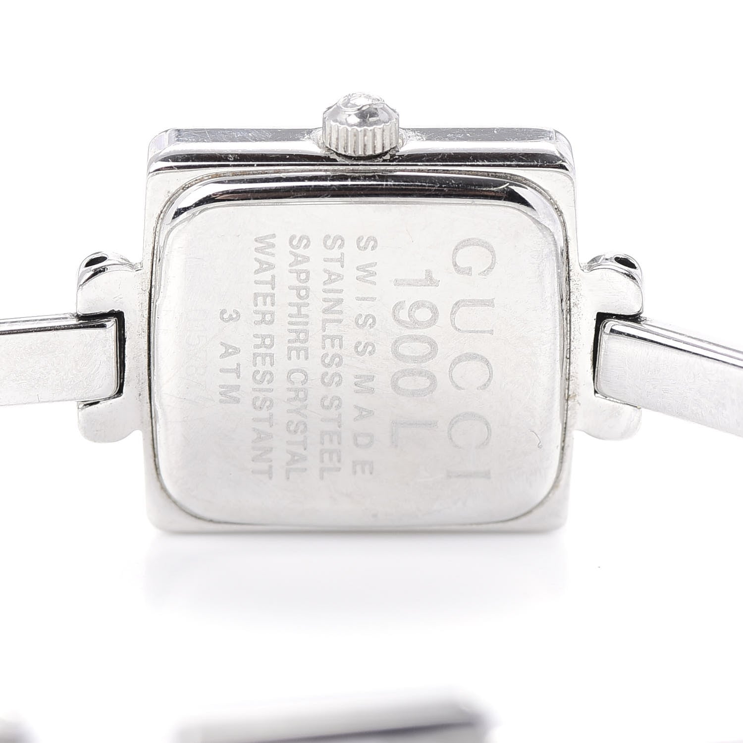 Gucci Stainless Steel 19mm 1900L Quartz Watch Black 5 of 5