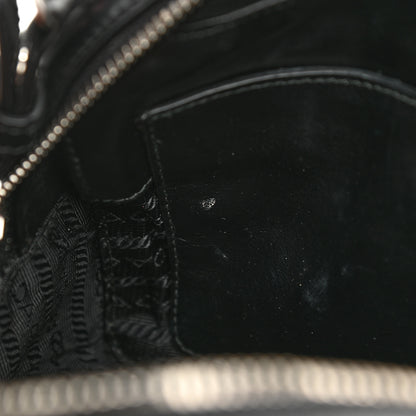 Prada Soft Calfskin Diagramme Camera Bag Black 5 of 13
