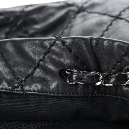 Chanel Lambskin Expandable Tote Black 13 of 15