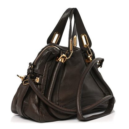 Chloe Calfskin Medium Paraty Chocolate 3 of 10