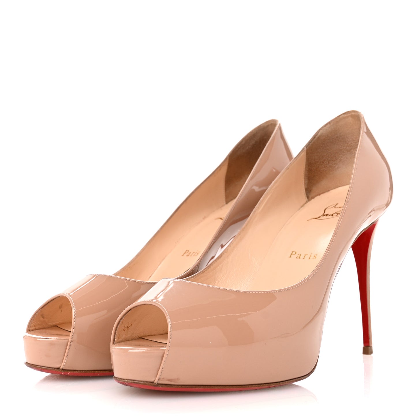 Patent New Very Prive 100 Pumps 40 Nude