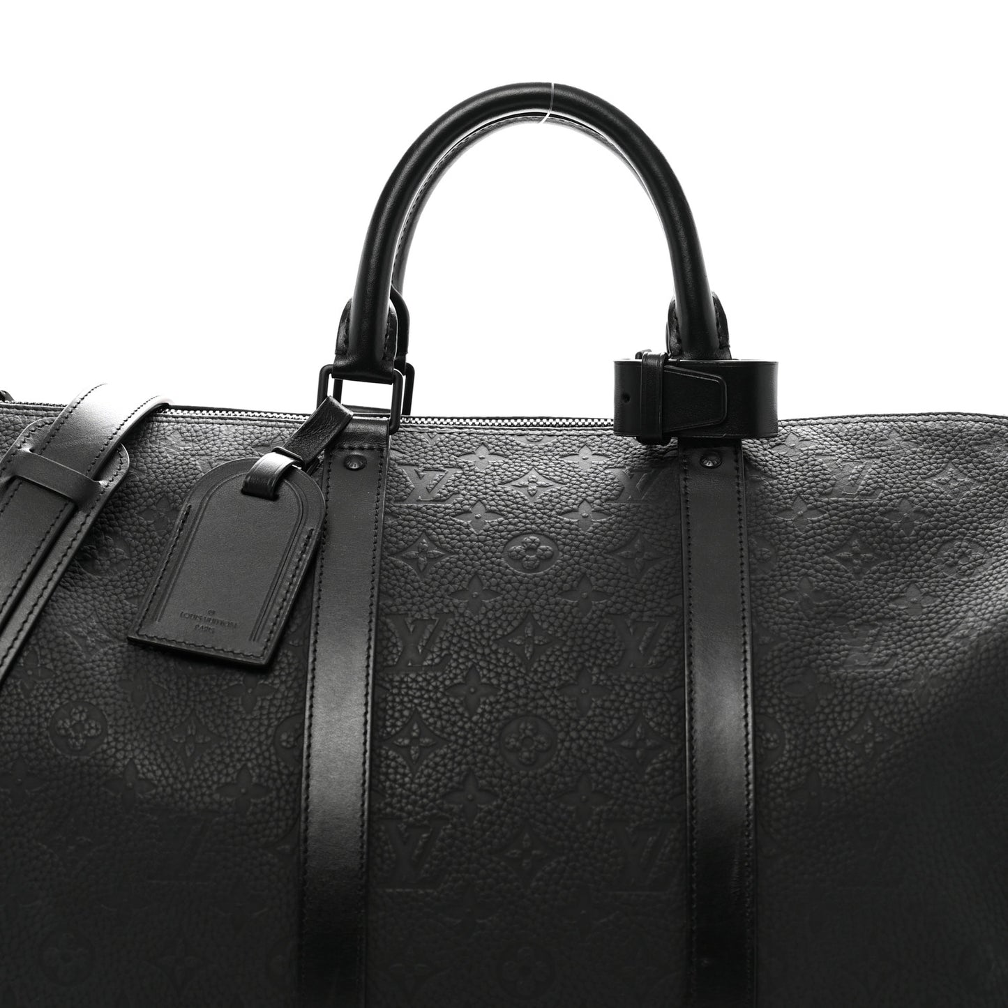 Taurillon Monogram Keepall Bandouliere 50 Black