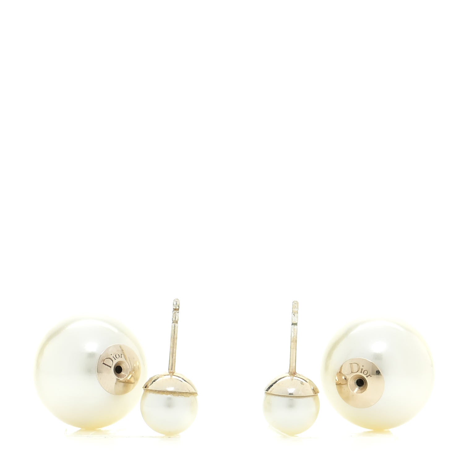 Christian Dior Pearl Mise En Dior Tribal Earrings 3 of 5