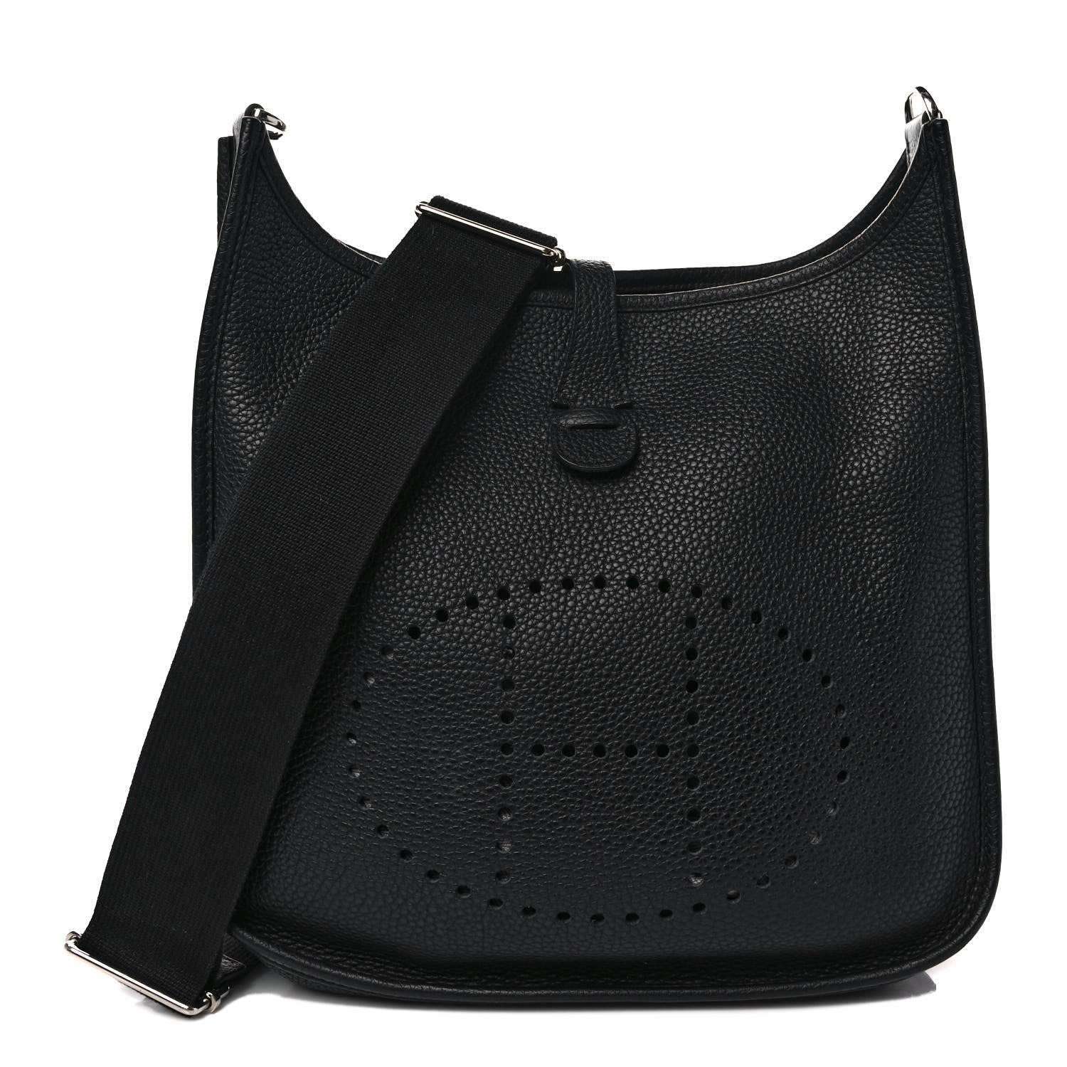 Hermes Taurillon Clemence Evelyne III GM Black 1 of 8