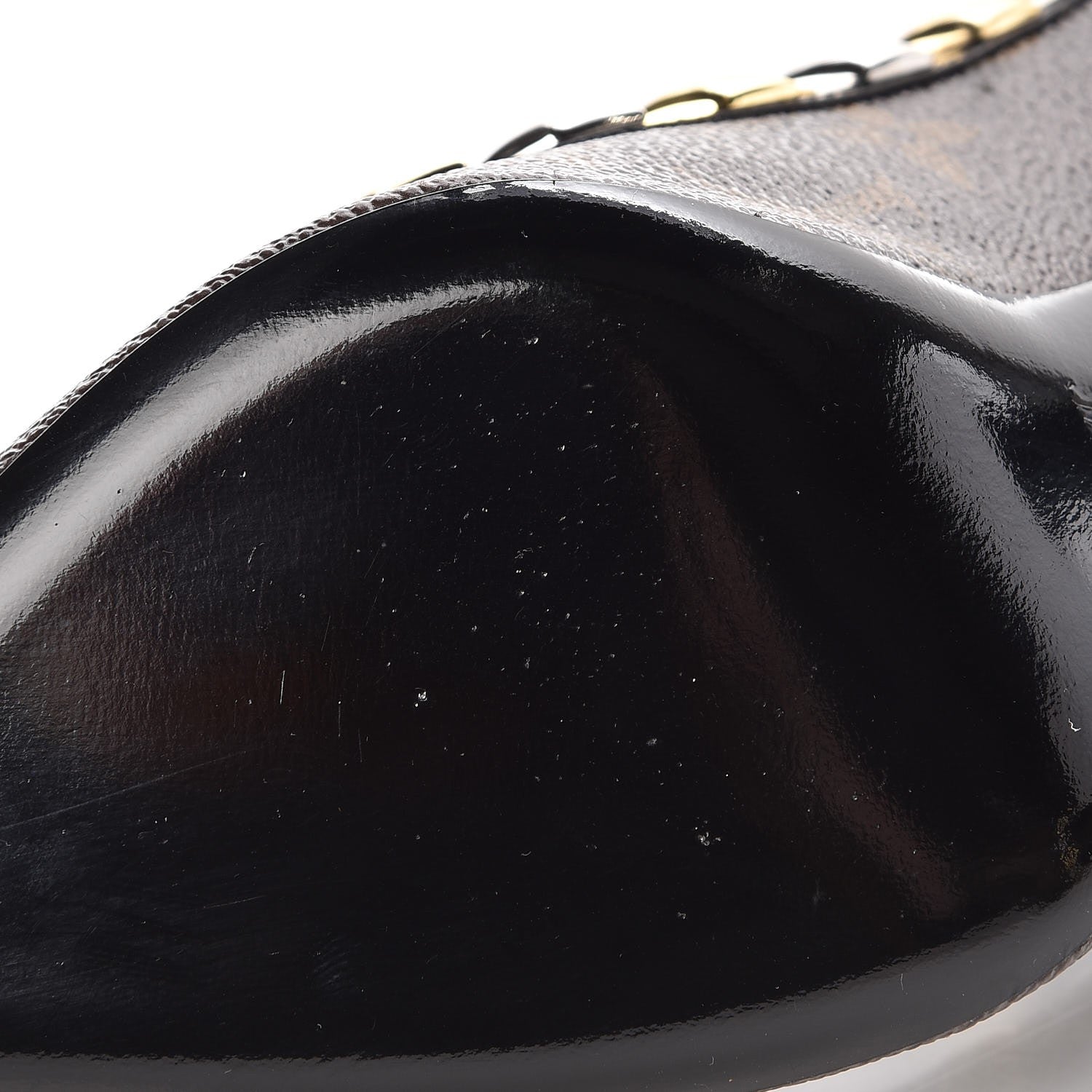 Louis Vuitton Calfskin Monogram Eldorado Pumps 37.5 Cacao 11 of 11
