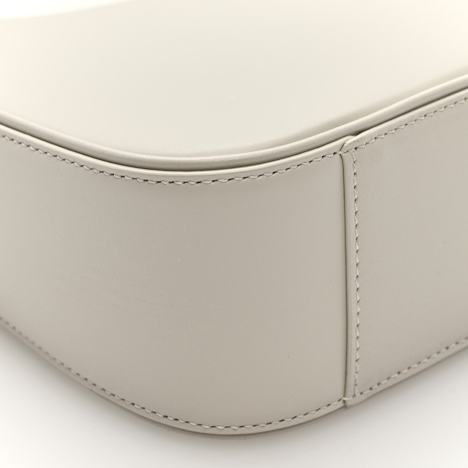 Saint Laurent Smooth Calfskin Le 5 A 7 Hobo Blanc Vintage 8 of 9