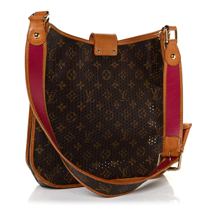 Louis Vuitton Monogram Perforated Musette Fuchsia 3 of 13