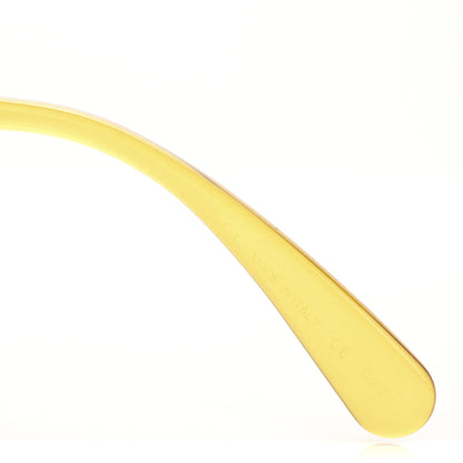 Gucci Oversized Square Sunglasses GG0714SA Yellow 5 of 9