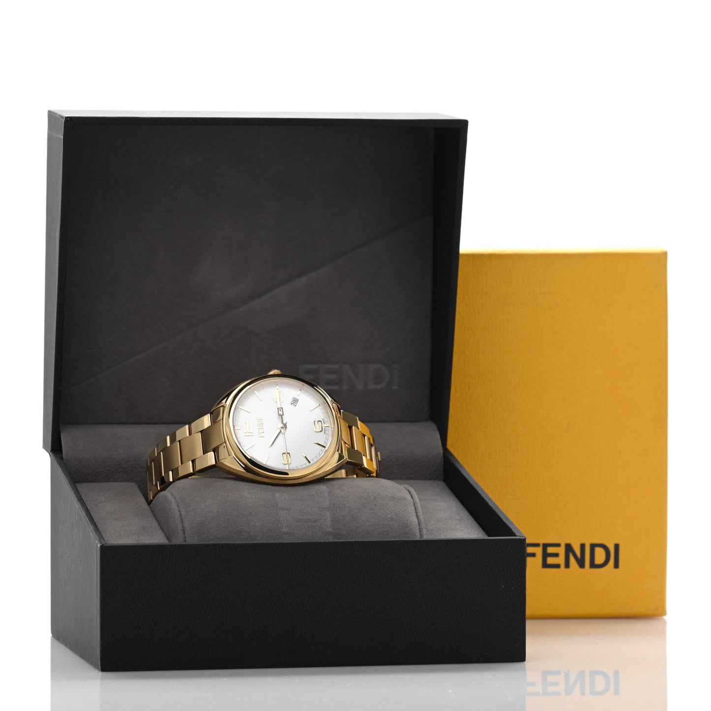 Stainless Steel 34mm Momento Date Quartz Watch