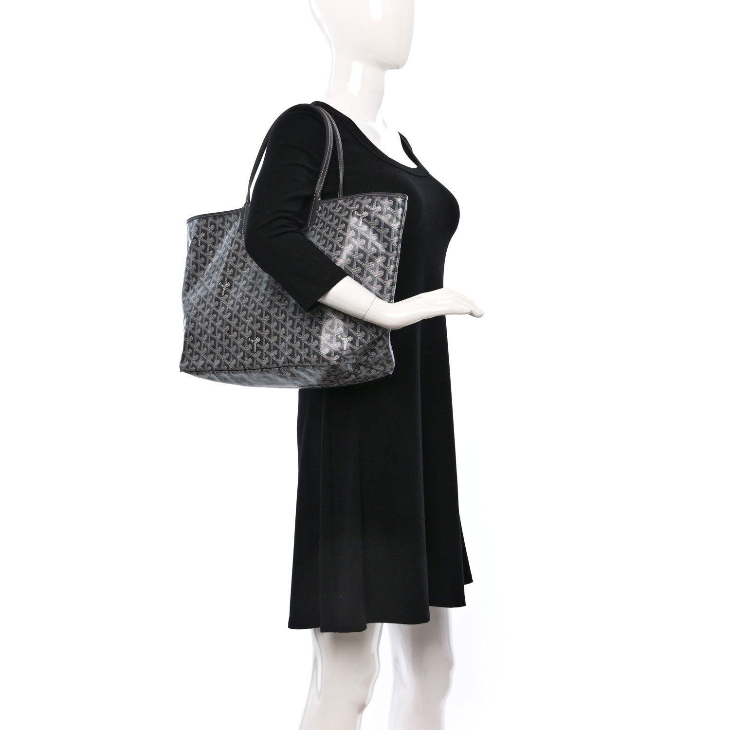 Goyard Goyardine Saint Louis PM Grey 2 of 10