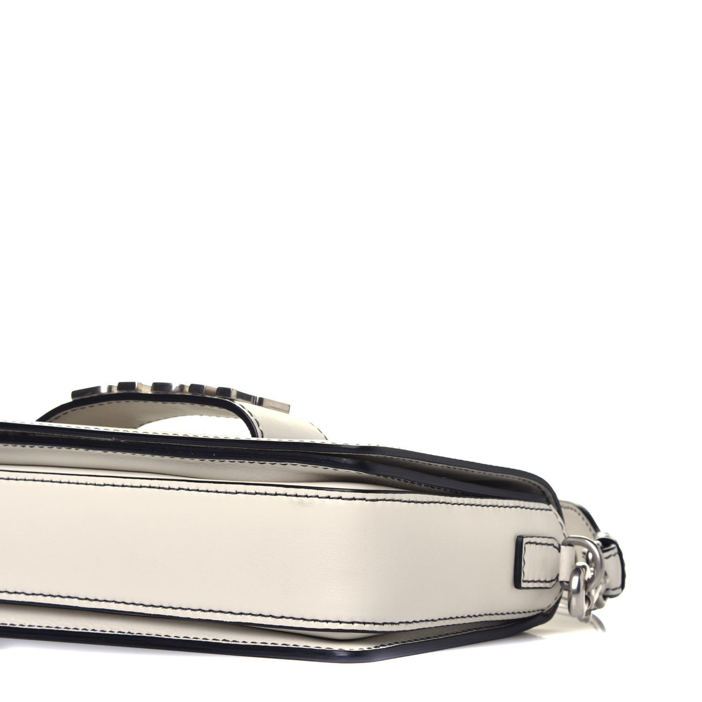 Smooth Calfskin Dio(r)evolution Flap Bag Off White