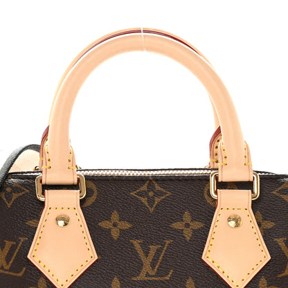 Louis Vuitton Monogram Speedy Bandouliere 20 Black 7 of 9