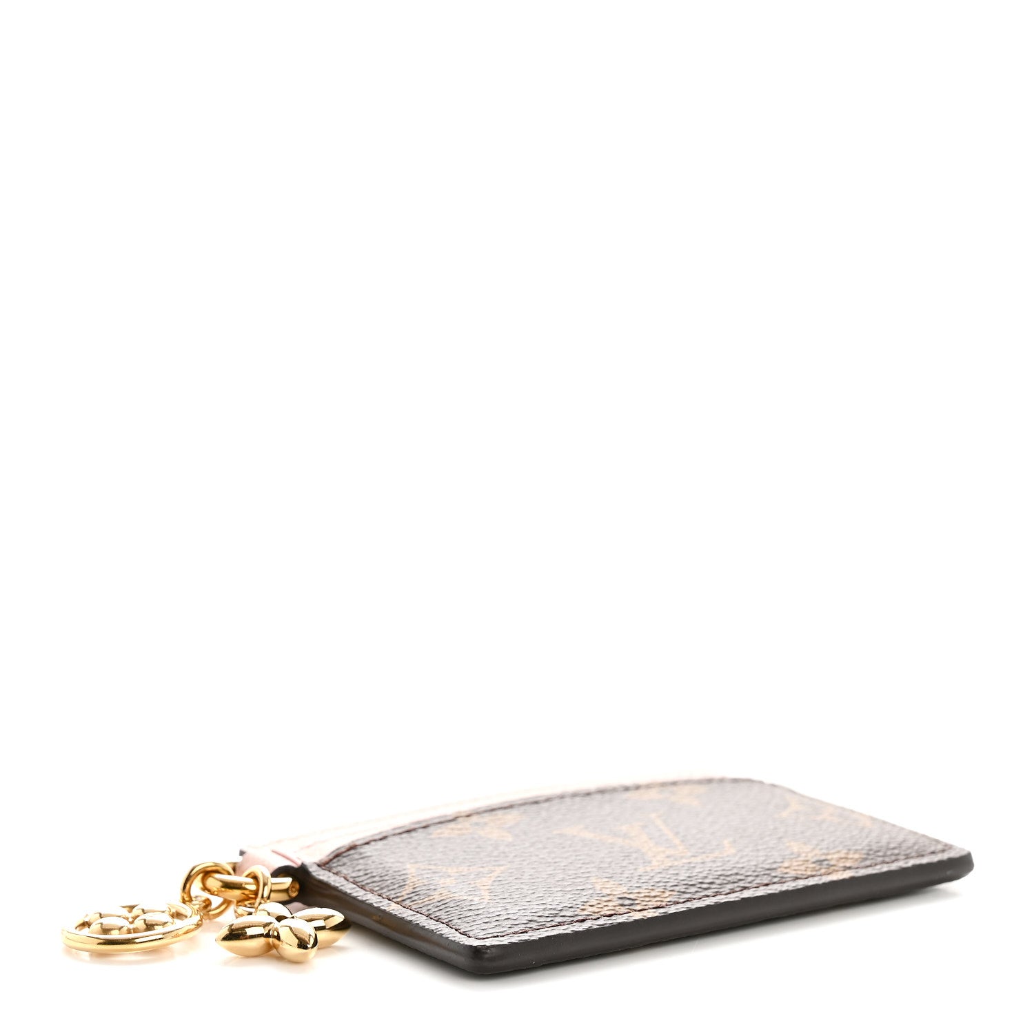 Louis Vuitton Monogram LV Charms Card Holder Rose Ballerine 4 of 6
