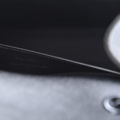 Saint Laurent Grain De Poudre Small Monogram Kate Satchel Black 7 of 11