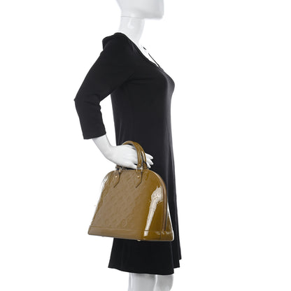 Louis Vuitton Vernis Alma PM Vert Olive 2 of 11