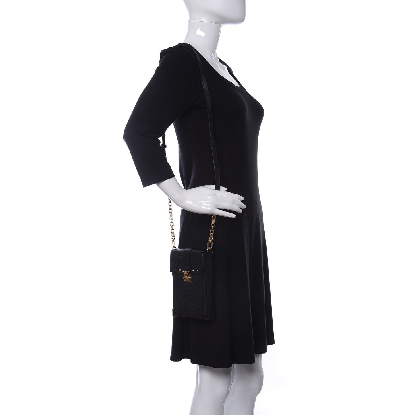 Epi Pochette Trunk Verticale Black