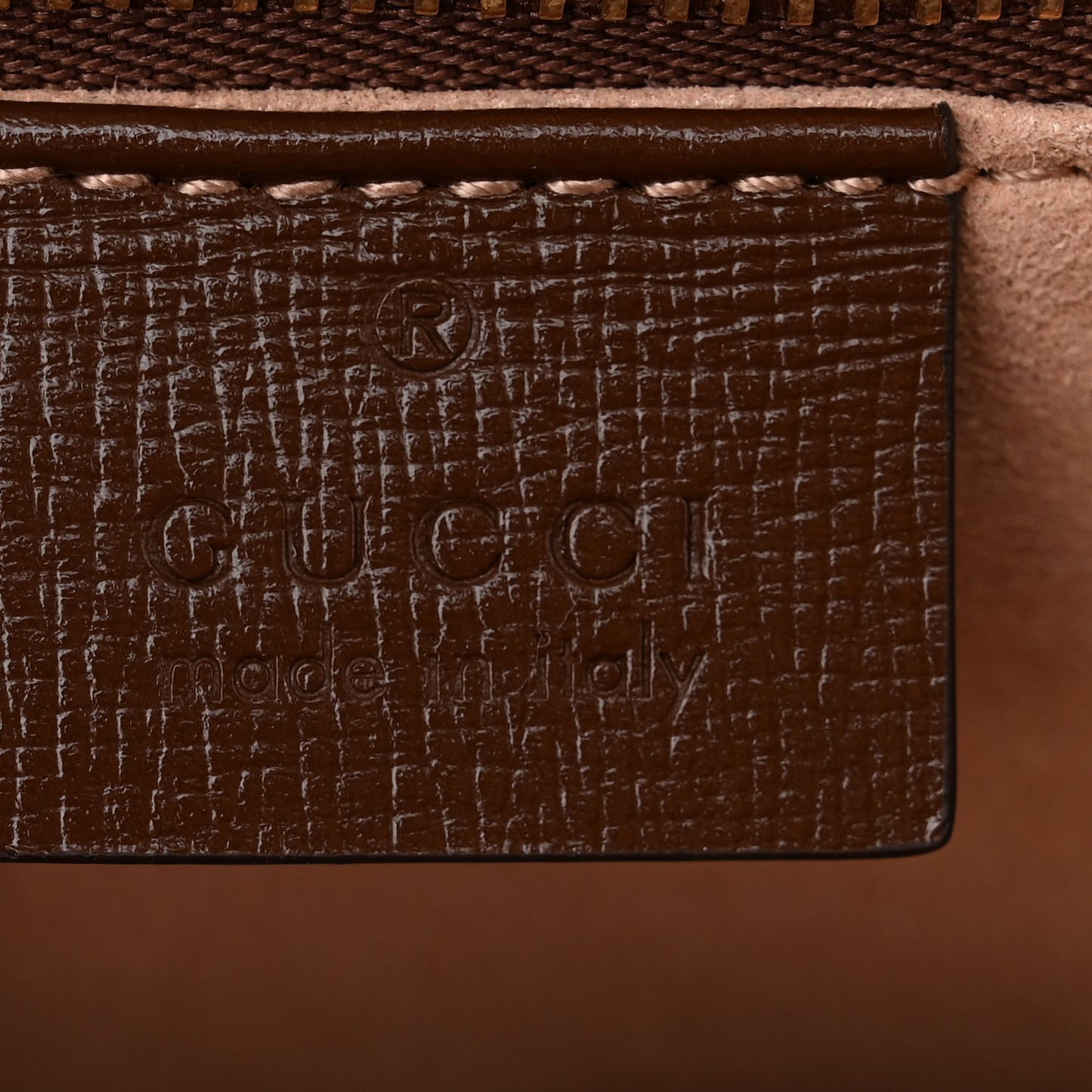 GG Supreme Monogram Horsebit 1955 Shoulder Bag Beige Brown Sugar