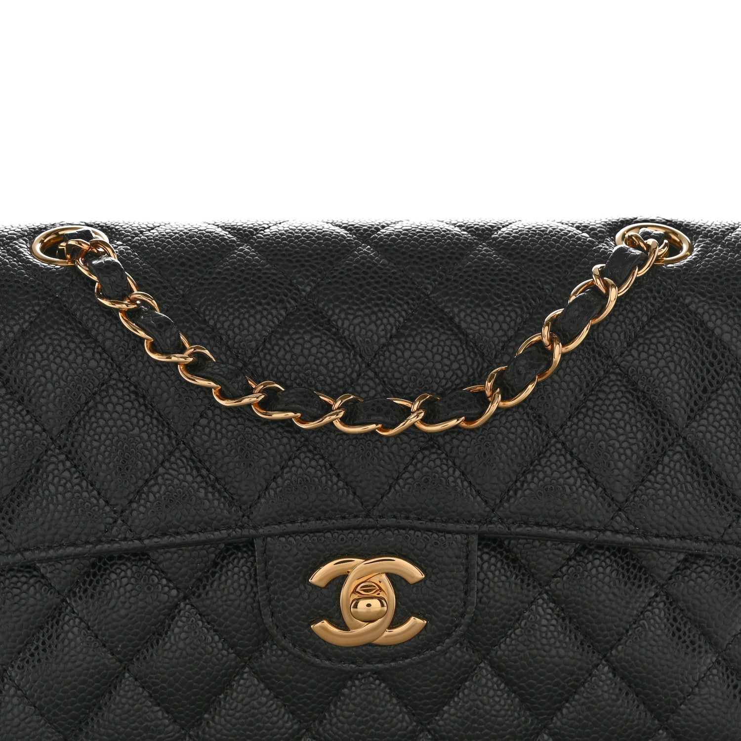 Chanel Caviar Quilted Small Double Flap Black 8 of 11