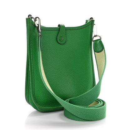 Hermes Taurillon Clemence Amazone Evelyne TPM Bambou 3 of 9