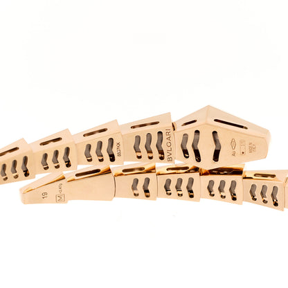 Bulgari 18K Rose Gold Serpenti Viper Bracelet L 4 of 5