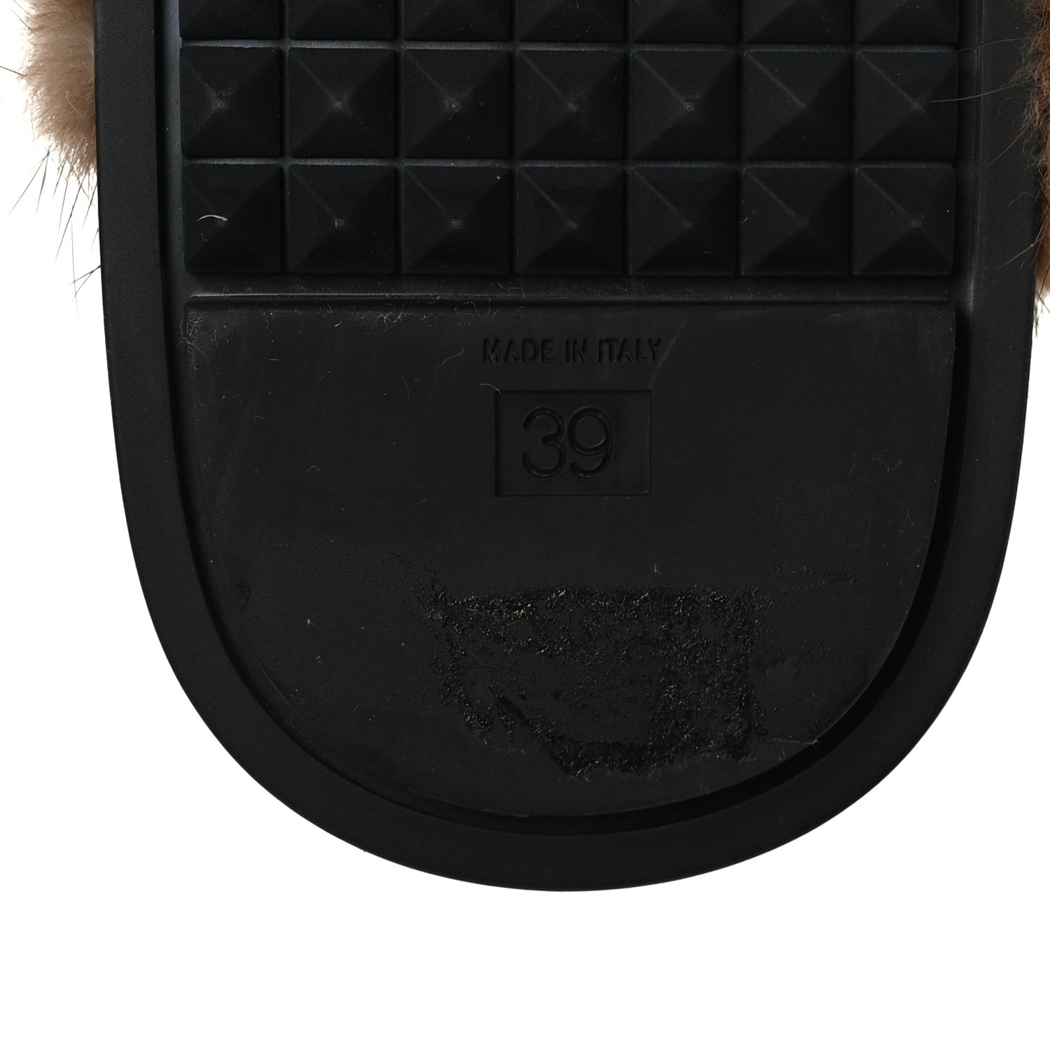 Fendi Mink Fur Open Your Heart Sandals 39 Multicolor 7 of 7