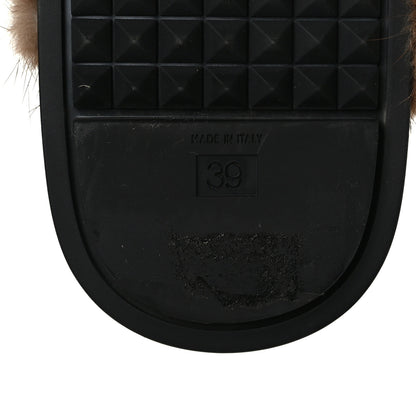Fendi Mink Fur Open Your Heart Sandals 39 Multicolor 7 of 7