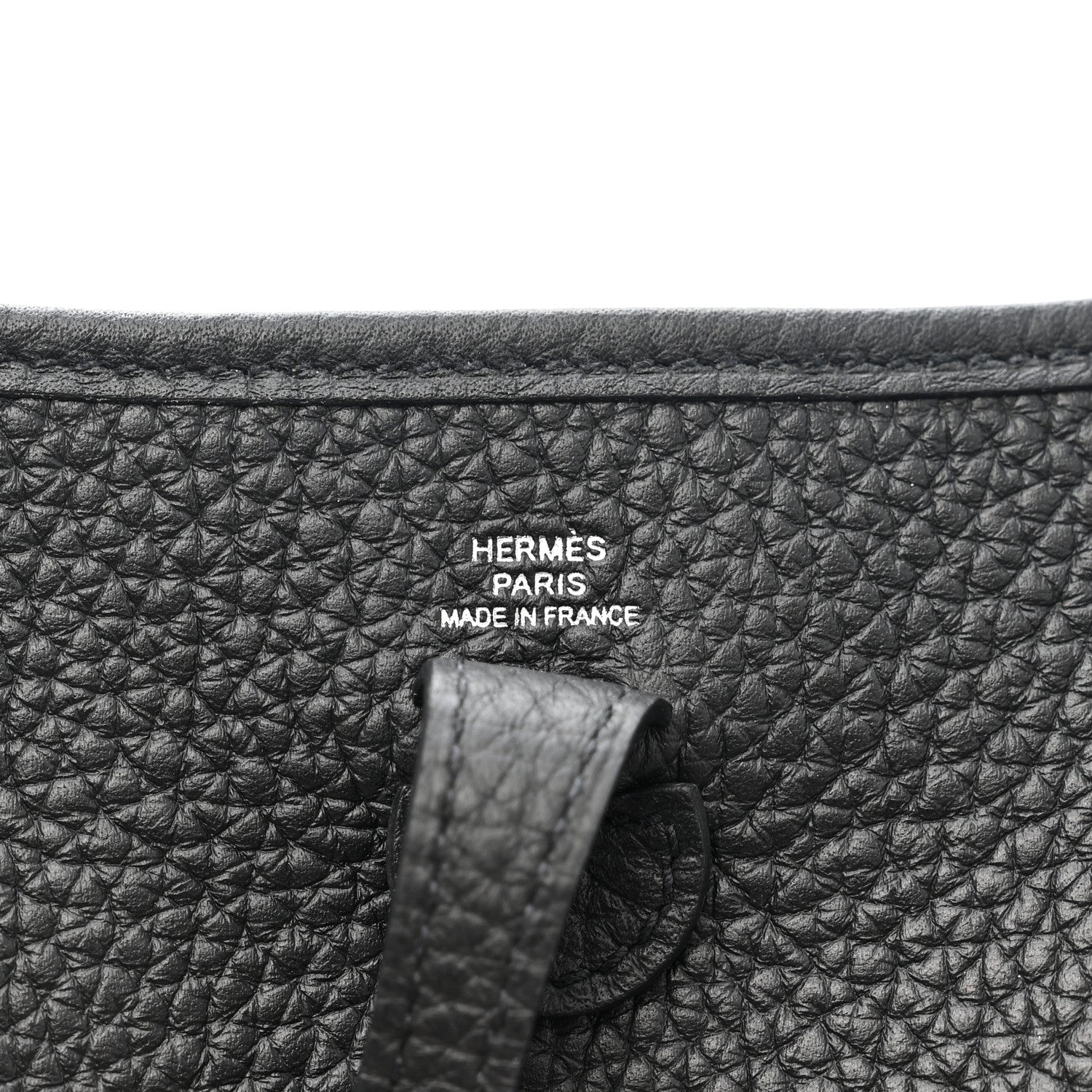 Hermes Taurillon Clemence Evelyne TPM Black 6 of 11