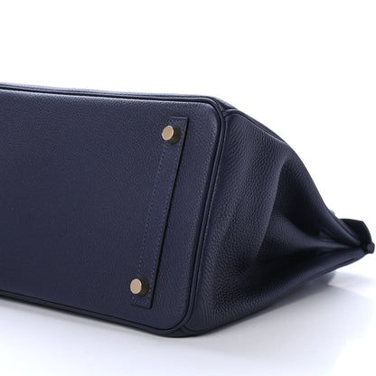 Hermes Togo Birkin 30 Bleu Nuit 8 of 10